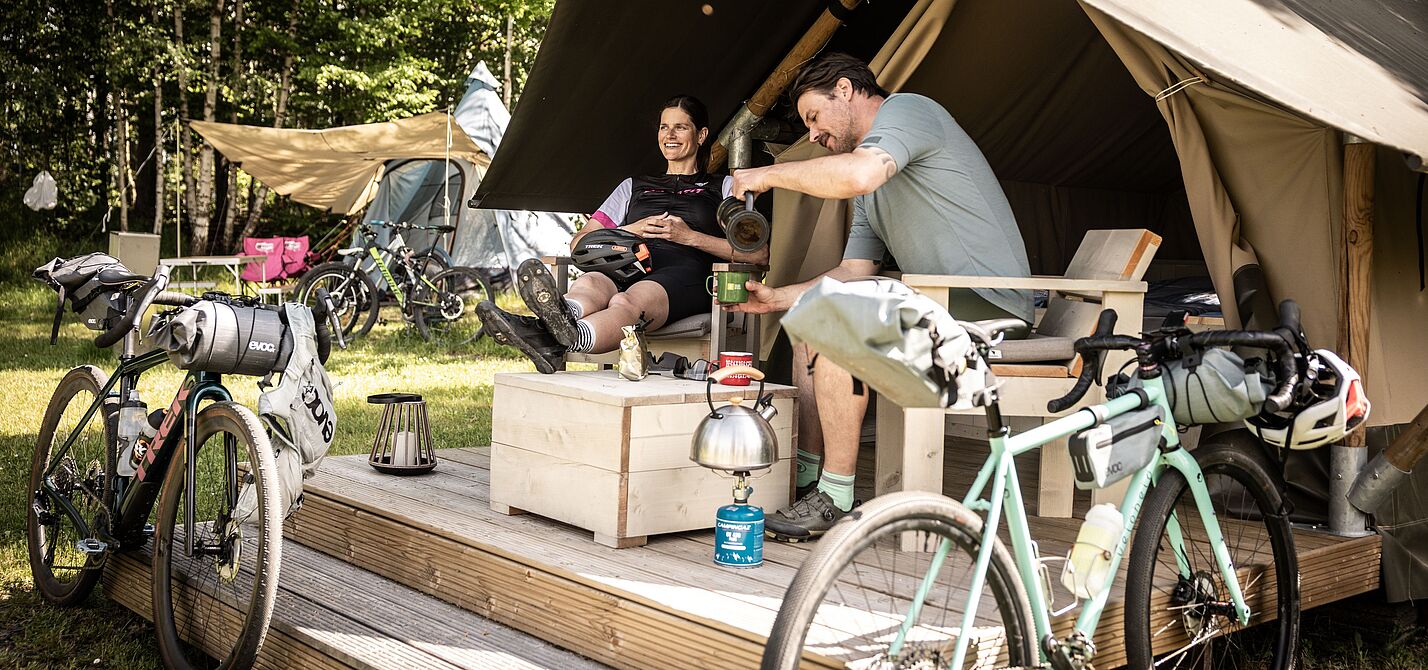 Bett+Bike Camping: Das Siegel für fahrradfreundliche Campingplätze. Radurlaub auf dem Campingplatz