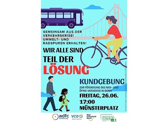 Poster zur Demo am 26. Juni