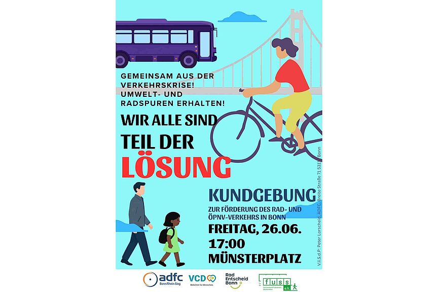Poster zur Demo am 26. Juni