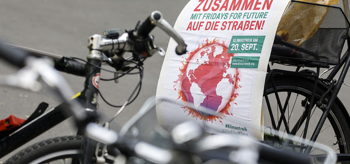 Fahrrad beim Globalen Klimastreik ADFC