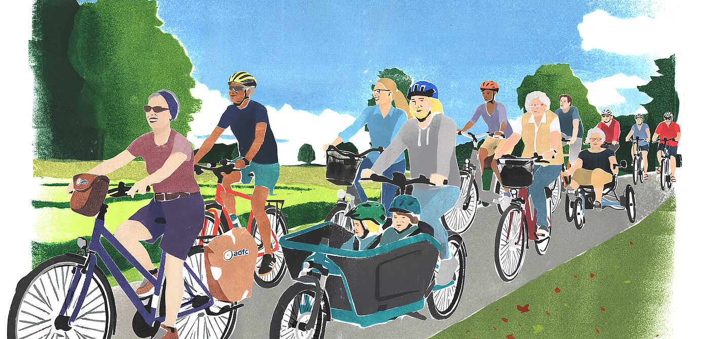 Mit dem ADFC auf Tour Geführte ADFC-Radtour